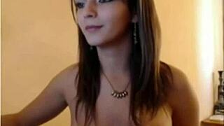 I am a beautiful camgirl teasing viewers.