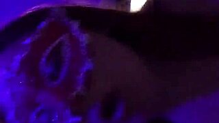 She gets fucked in lingerie, moaning softly at night.