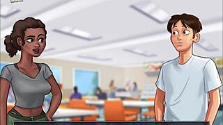 exploring summertime saga episode 168 with anime characters and hentai elements