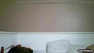 busty maxine x dildo bangs her horny twat solo