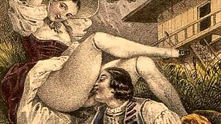 我超迷这些复古色情卡通画！