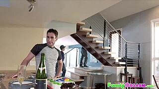 Military wife bangs stepson at homecoming?