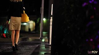 Blonde bombshell lesbian comes over to scissor and finger her redhead for a classy night