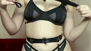 Bdsm Girl Wants to Spank You with a Whip Humiliation