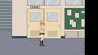 new transfer student fucks her teacher after cheating in hentai