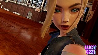 Android 18 from Dragon Ball Demonstrates Her Strong Combat Power
