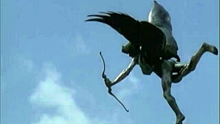 Vintage interracial threesome with black pussy and white cocks.