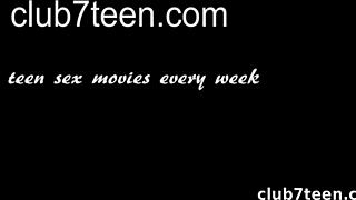 i love foxy's facials on her tight teen pussy