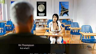 anna faces a challenging exam in the game, testing her knowledge and skills