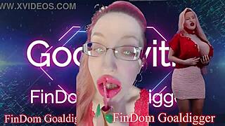 Pink Lip Gloss Goddess Commands Jerk Off Instructions