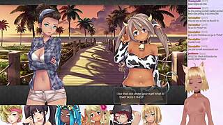 lewdneko streams huniepop 2 double date gameplay in part seven