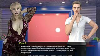 passionate gameplay with milf student fingering and squirting in office