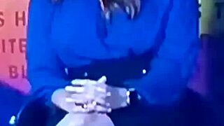 Spicy hot Indian TV anchor in cricket show.