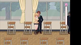 new transfer student fucks her teacher after cheating in hentai