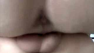 Asian Skinny Student Takes American Daddy's Big Cock Hard!