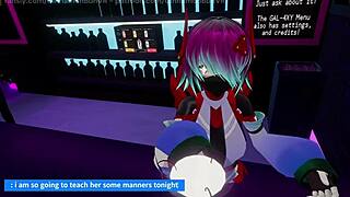 slutty girl gets bound and fucked in the machine vrc erp.