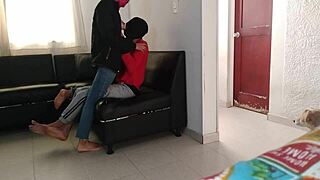 stepsister milks me in living room 😏