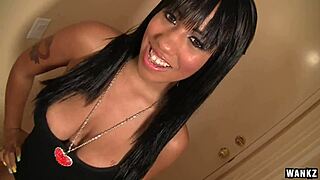 ebony babe fucks vanilla baller hard