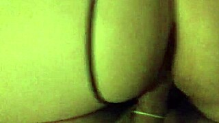 Tattooed Amateur Rides Big Cock With Condom, Cum Filling Her Pussy Part One