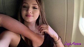 almost fucked in the airplane public