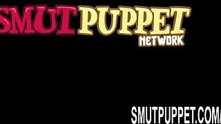 Smut puppet stretching young 18+ brunettes compilation hardcore shaved hairless!