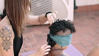 mia black blinds me with strap-on 😏