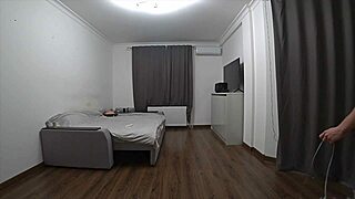 Old Cuckold Watches Wife Cheat Behind Mirror