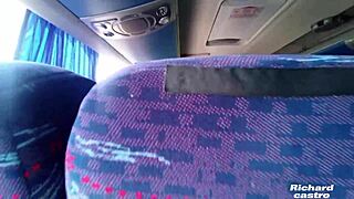 Young Passenger Caught With Big Cock On Bus?