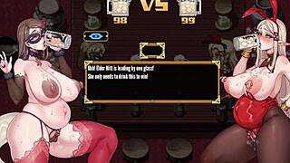 i love the tail of desire hentai game with big tits milf and monster cock