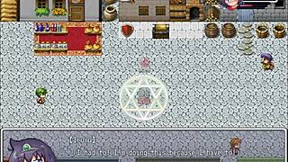 Brave Iruru faces wild desires in the lustful magical forest in part 4.