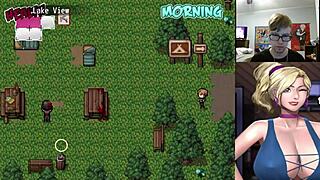 our first threesome with rachel and leslie in werewolves retreat