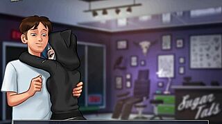 petite ebony teen drilled from behind by huge cock till creampie