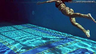 Watch Tiffany Tatum Masturbate by the Pool!