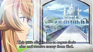 Young singer with pigtails fucks bodybuilder assistant during music video recording session