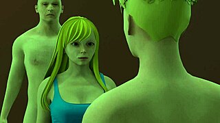 Lulu Boldly Entertains Her Family With Big Tits And Ass.