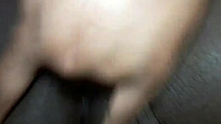 So Fucking Horny Teen Ebony BBW Masturbates in Part 1