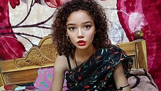 First Time Saree Removal for Cute Indian Bhabhi