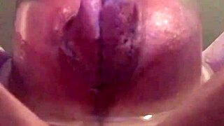 Pumped Pussy Swollen to the Limit in Wild Action. See Her Struggle with Every Touch!