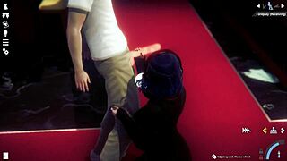 creating a sexy new character in porn game with big tits, then fucking her hard in 3d! 😈💦