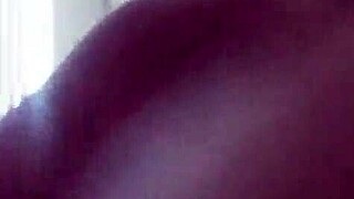 a latino guy sucks a black shemale's big cock in a deepthroat session