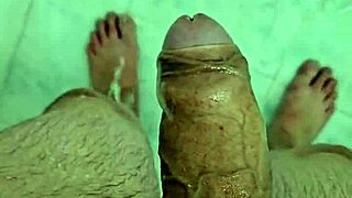 I'm jerking off in the shower, feeling so good.