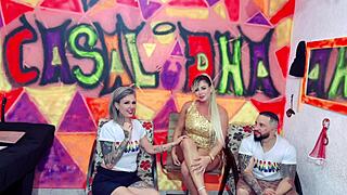 Beatriz Sampaio Gets Fucked Hard in Lesbian Interview!