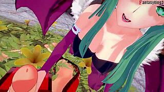 Fuck me full, morrigan hates first in halloween fantasyking3 special