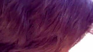 petite latinas sucks huge cock and swallowed cum by riverfront