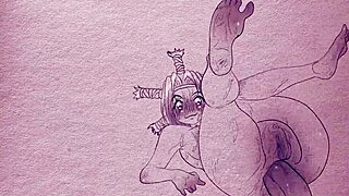 animation of menchi from hunter x hunter in hentai sex