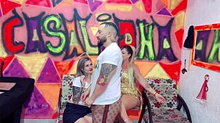 Beatriz Sampaio Gets Fucked Hard in Lesbian Interview!