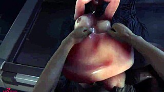 Ada wong feels the d-virus transforming her body intensely