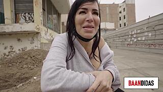 Milf sucks cock to gain fame