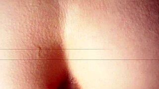 Perfect ass girl gets cum in tight asshole during homemade doggystyle