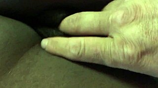 young black girl explores self with fingers